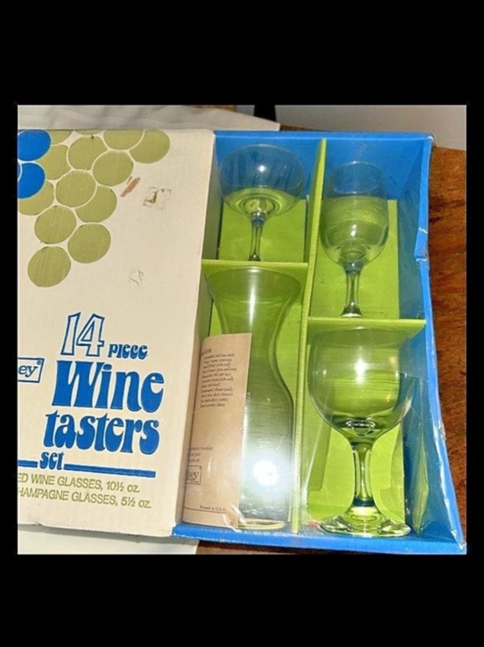 Libbey 14 Piece Wine Tasters Set Glassware Brand  new! Original box